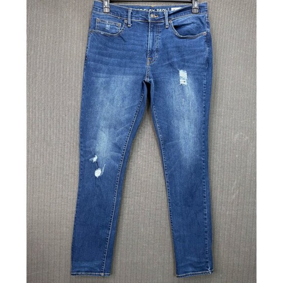 Arizona Other - Arizona Jeans Advance Flex 360 Slim Mens Size 31x32 Blue Distressed Jeans